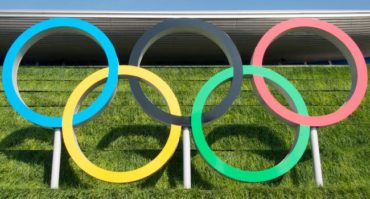 photo of olympic rings