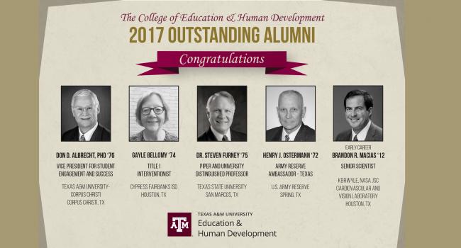 outstanding alumni photos