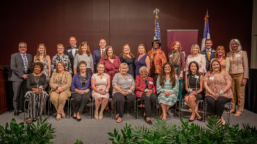group photo of Dean de Miranda with Dean's Roundtable honorees