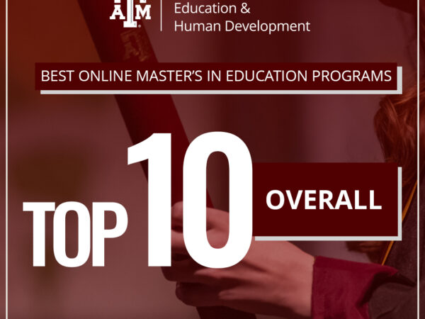 College of Education and Human Development Among Top 10 Online Graduate Education Programs